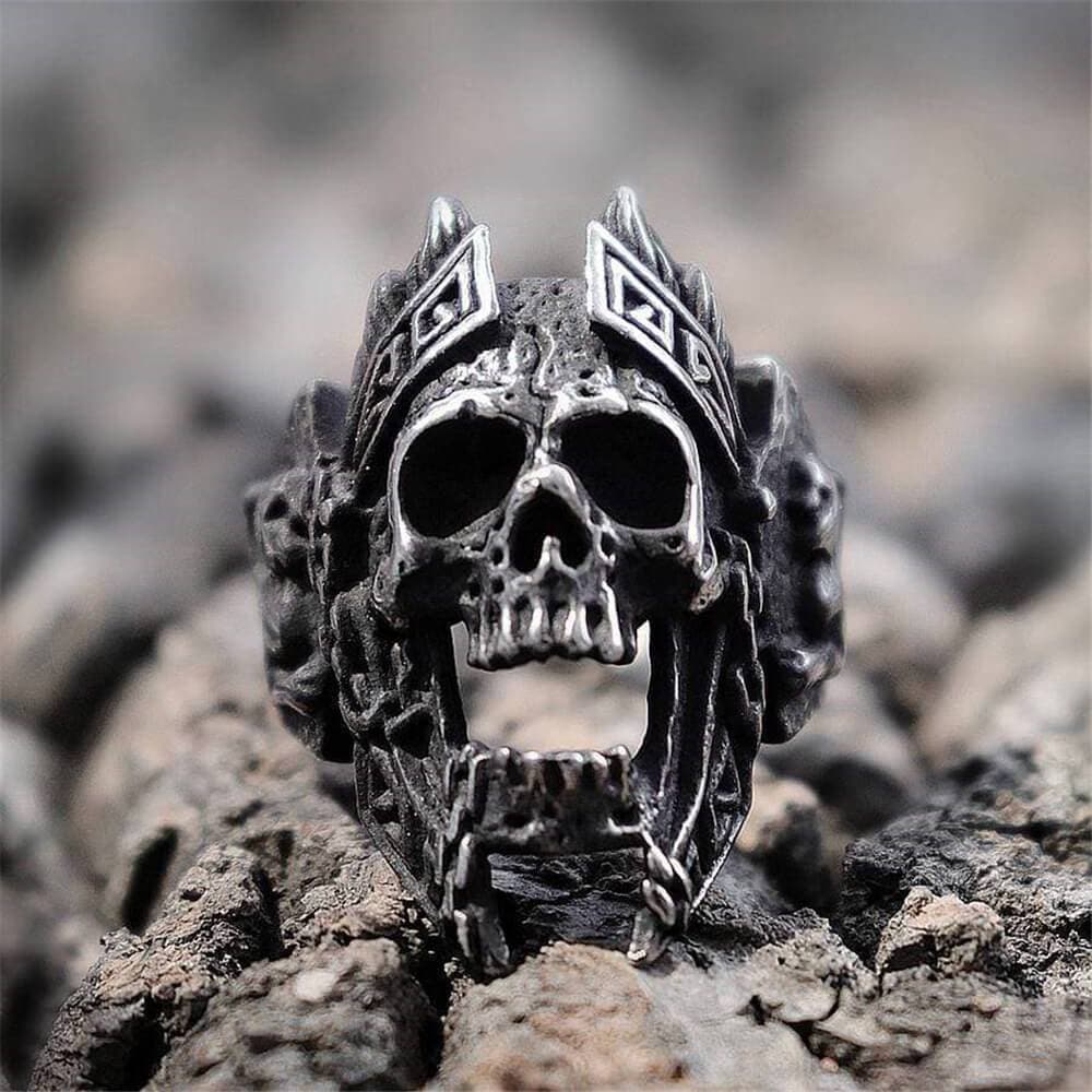 Image of God of War Ares Stainless Steel Skull Ring