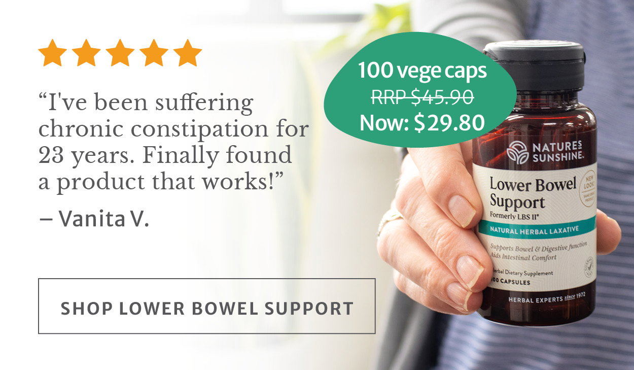 Shop Nature's Sunshine Lower Bowel Support