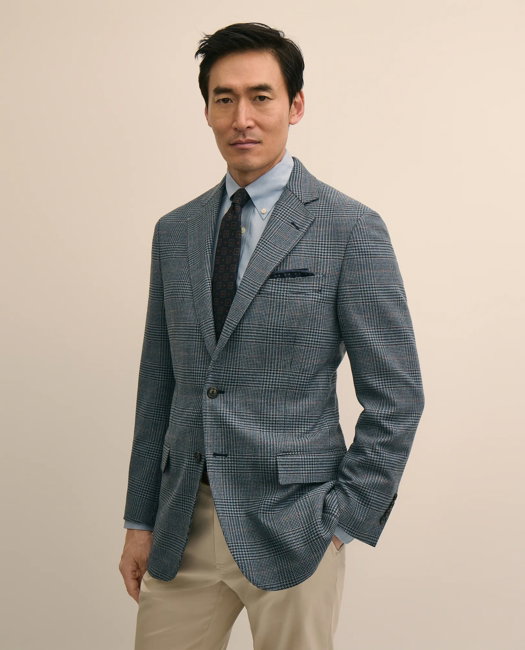 Image of Traditional Fit Wool-Cotton Blend