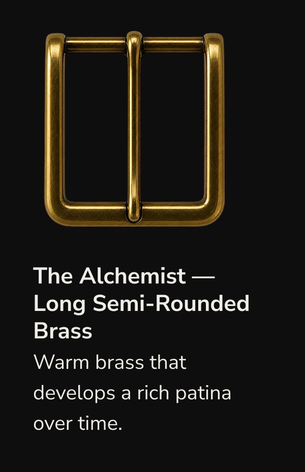 The Alchemist — Long Semi-Rounded Brass