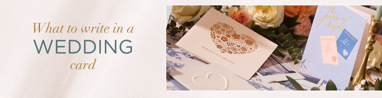 What to write in a wedding card