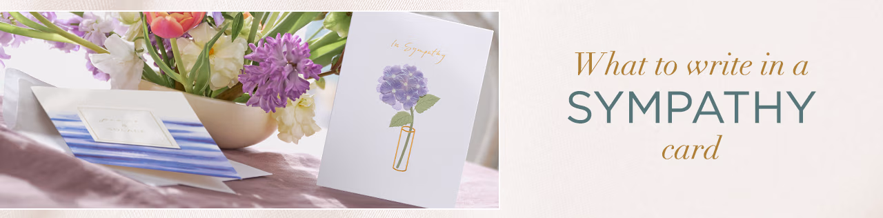 What to write in a sympathy card