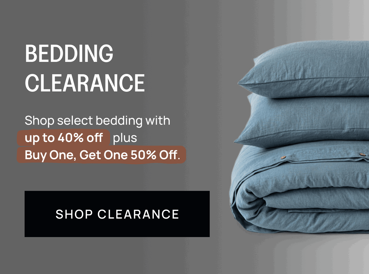 BEDDING CLEARANCE