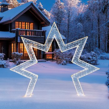 9.5' Star Arch with LED Twinkle Lights