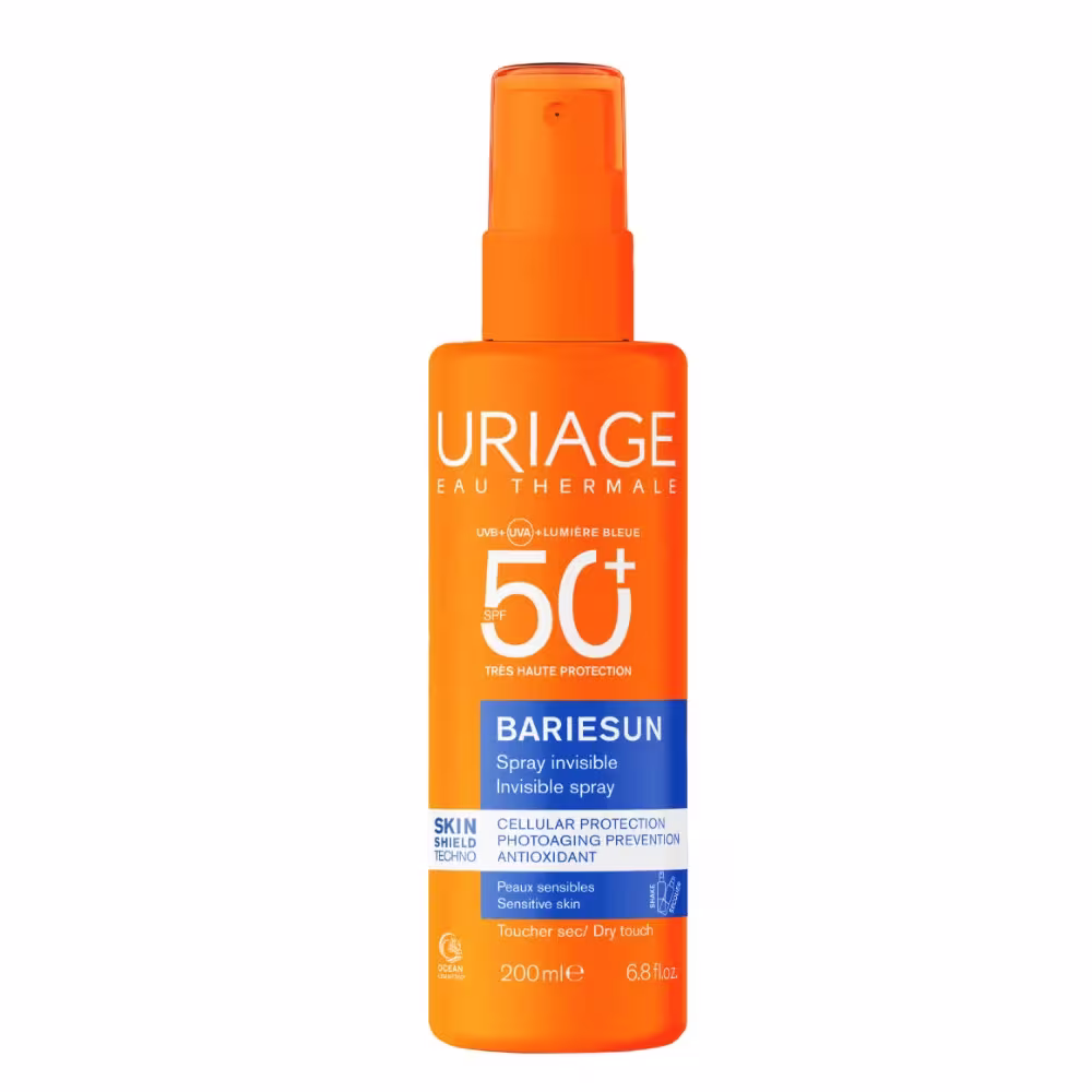 Uriage Bariésun Spray SPF50+ Pelle Sensibile 200 ml Viso e Corpo Bambini e Adulti