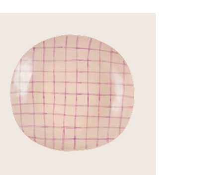 Freakleesh Grid Serving Bowl 10" - Pink