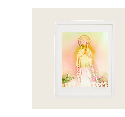 Danielle Bhavya Winter Mary Mystica, Framed Giclee Print