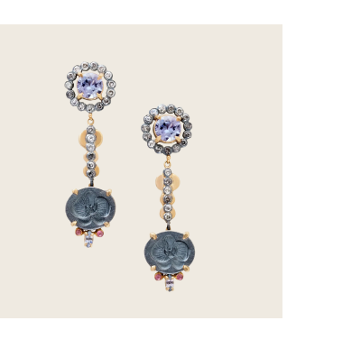 Allison Alane Mōrena Orchid Earrings