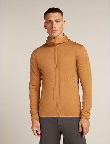 Men's Merino 560 Realfleece™ Elemental Long Sleeve Zip Hoodie - Trail / M