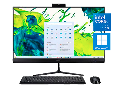 Sobremesa Todo en Uno Acer Aspire C27-2G, Intel Core 5-120U, 16GB RAM, 1TB SSD, Intel Graphics, Windows 11 Home, 27