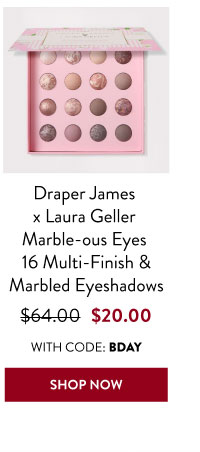 Draper James x Laura Geller Marble-ous Eyes 16 Multi-Finish & Marbled Eyeshadows | SHOP NOW
