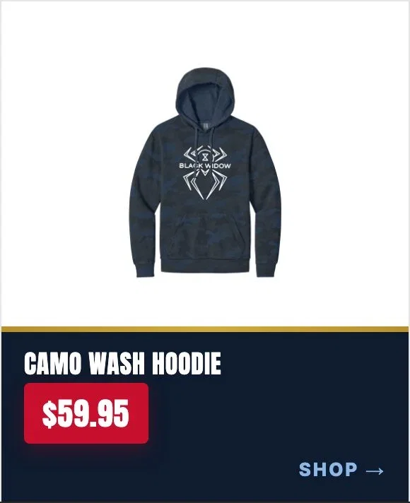 Hammer Black Widow Camo Wash Men's bowling pullover hoodie