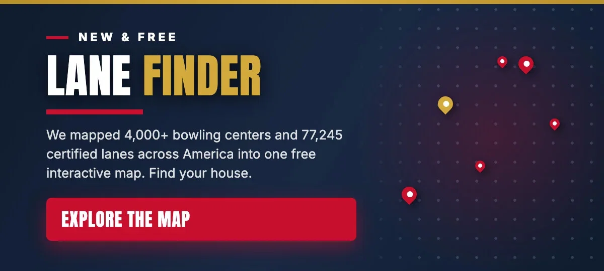 Lane Finder: we mapped 4,000+ bowling centers and 77,245 certified lanes across America into one free interactive map