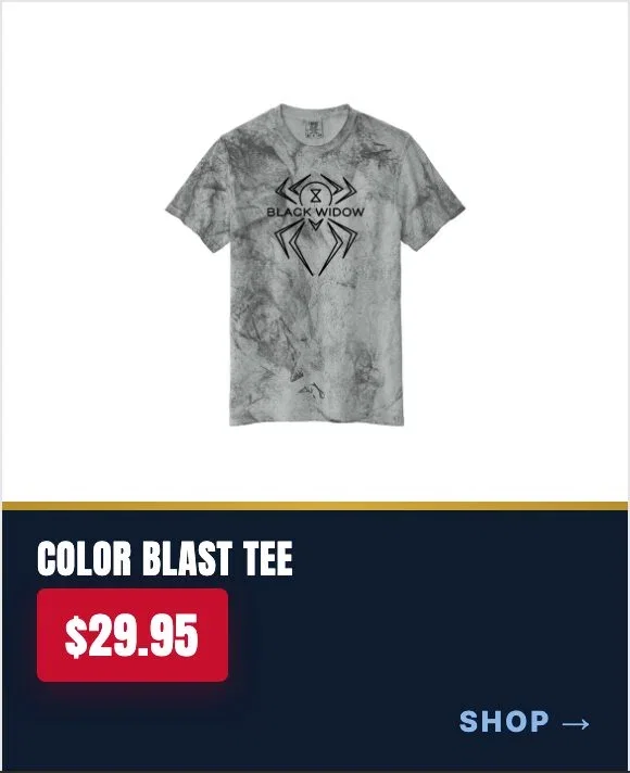 Hammer Black Widow Heavyweight Color Blast bowling t-shirt