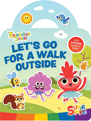 Super Simple Rhymington Square Let's Go for a Walk Outside Jelly Sticker Playset (Includes 23 Reusable Stickers!)