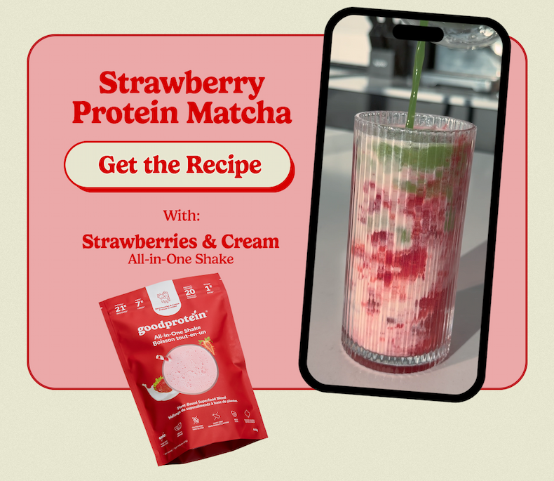 Strawberry Protein Matcha 