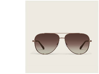Image of brown aviator sunglasses
