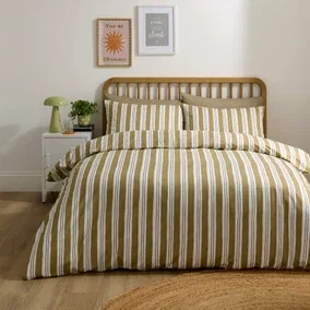 Revel Stripe Quilt Cover & Pillowcase Set