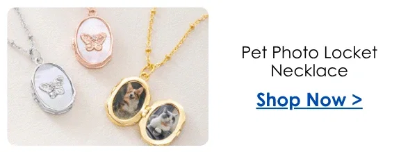 Pet Photo Locket Necklace