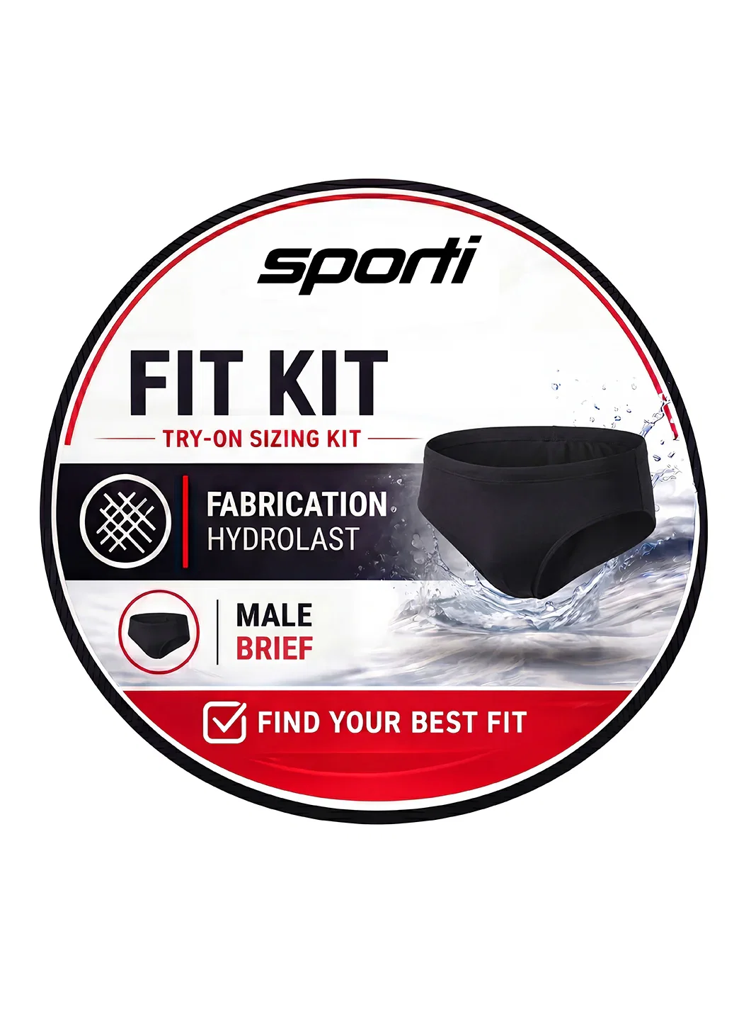 Image of Sporti Nylon Team Brief - Fit Kit