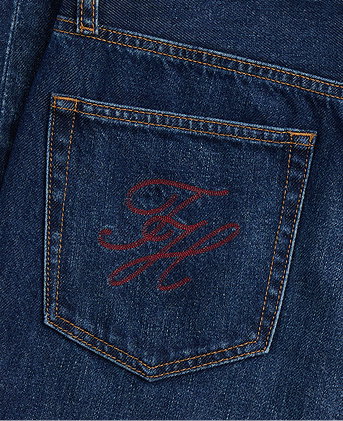 Sarah High Rise Straight Faded Jeans