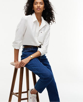 Mom High Rise Tapered Jeans