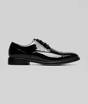 Formal Plain Toe Patent Finish Oxfords