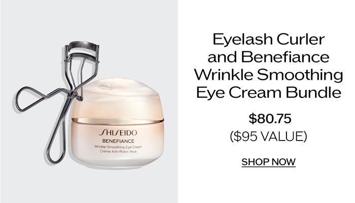 Eyelash Curler and Benefiance Wrinkle Smoothing Eye Cream Bundle