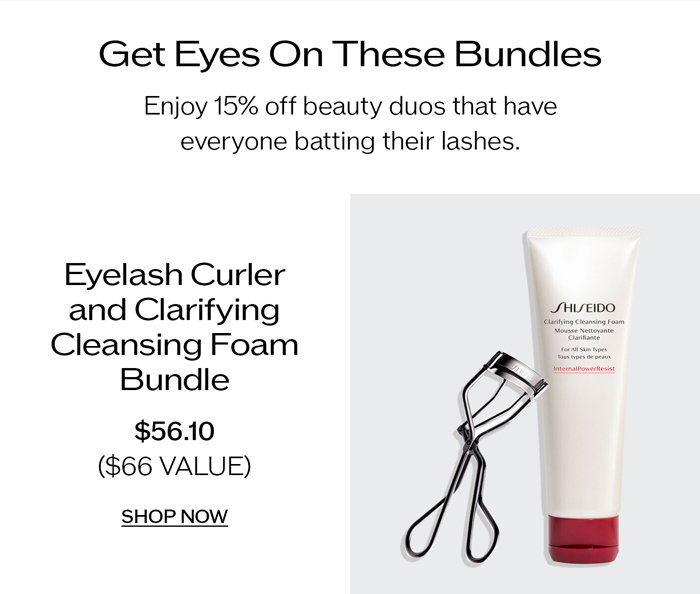 Eyelash Curler and Clarifying Cleansing Foam Bundle