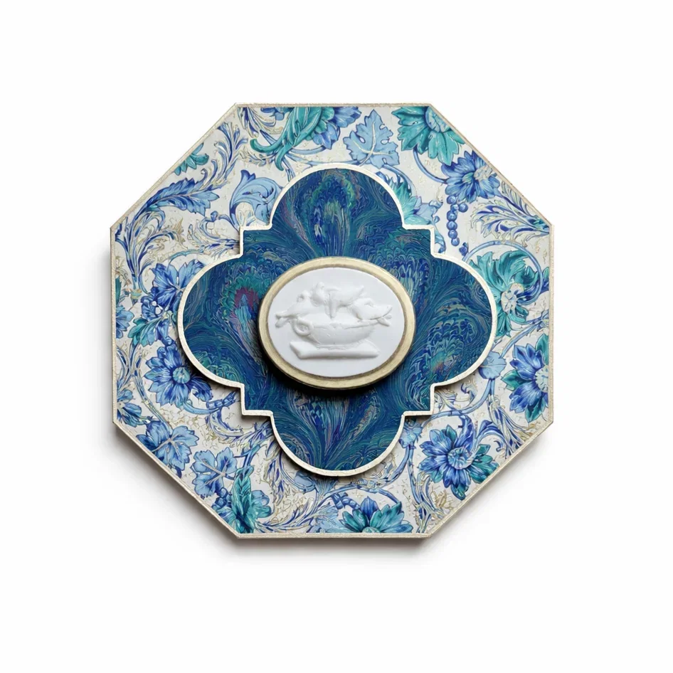 Image of Tesoros Preciosos Medium Cartouche, Blue