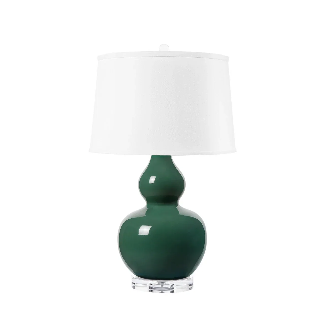 Image of Devon Table Lamp, Emerald Green