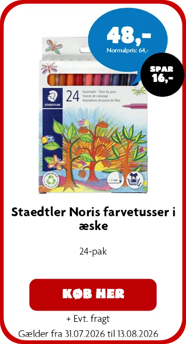 Staedtler Noris farvetusser i æske