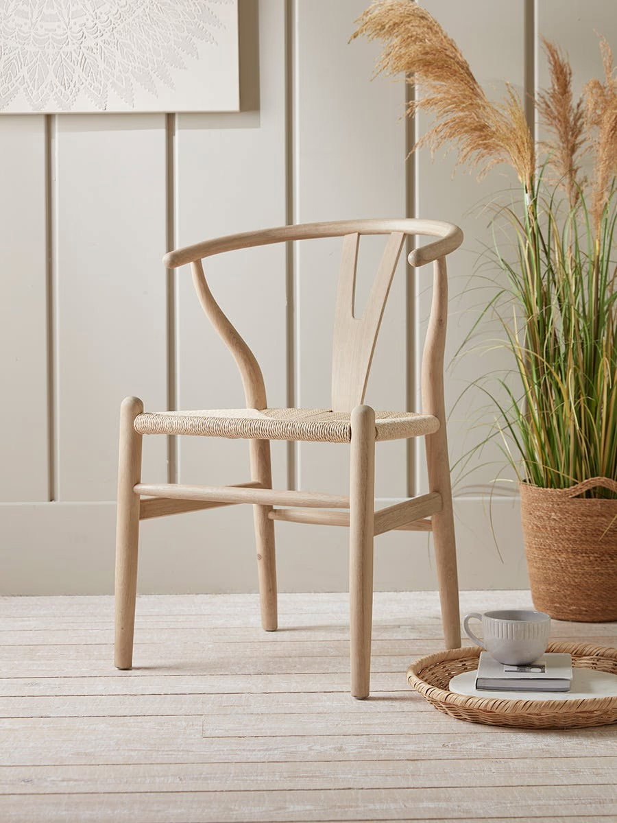 Oak Bow Back Dining Chair