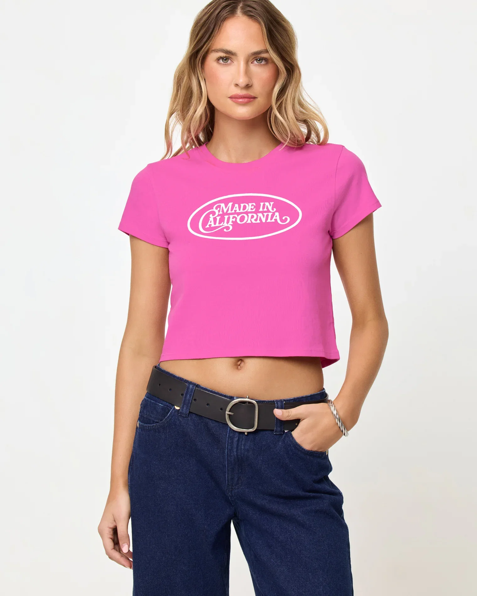 Image of Merci Baby Tee - Made in California Sweetheart