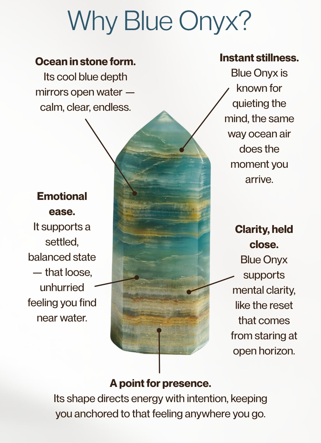 Why Blue Onyx?