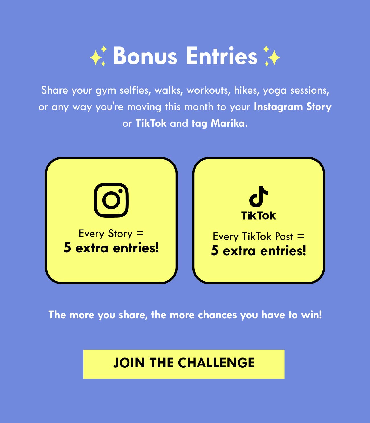 Join the August Challenge and Win Up to $250 Marika Gift Card