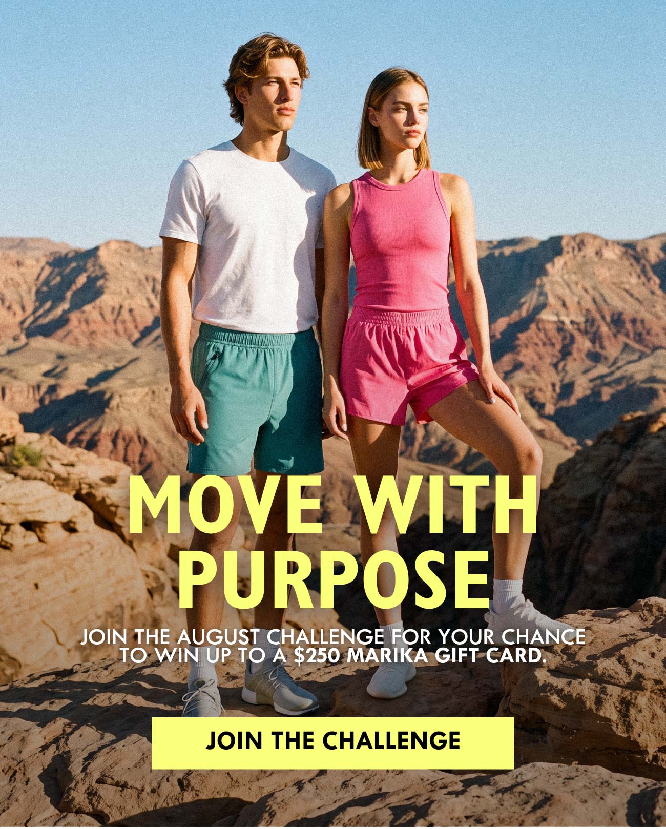 Join the August Challenge and Win Up to $250 Marika Gift Card