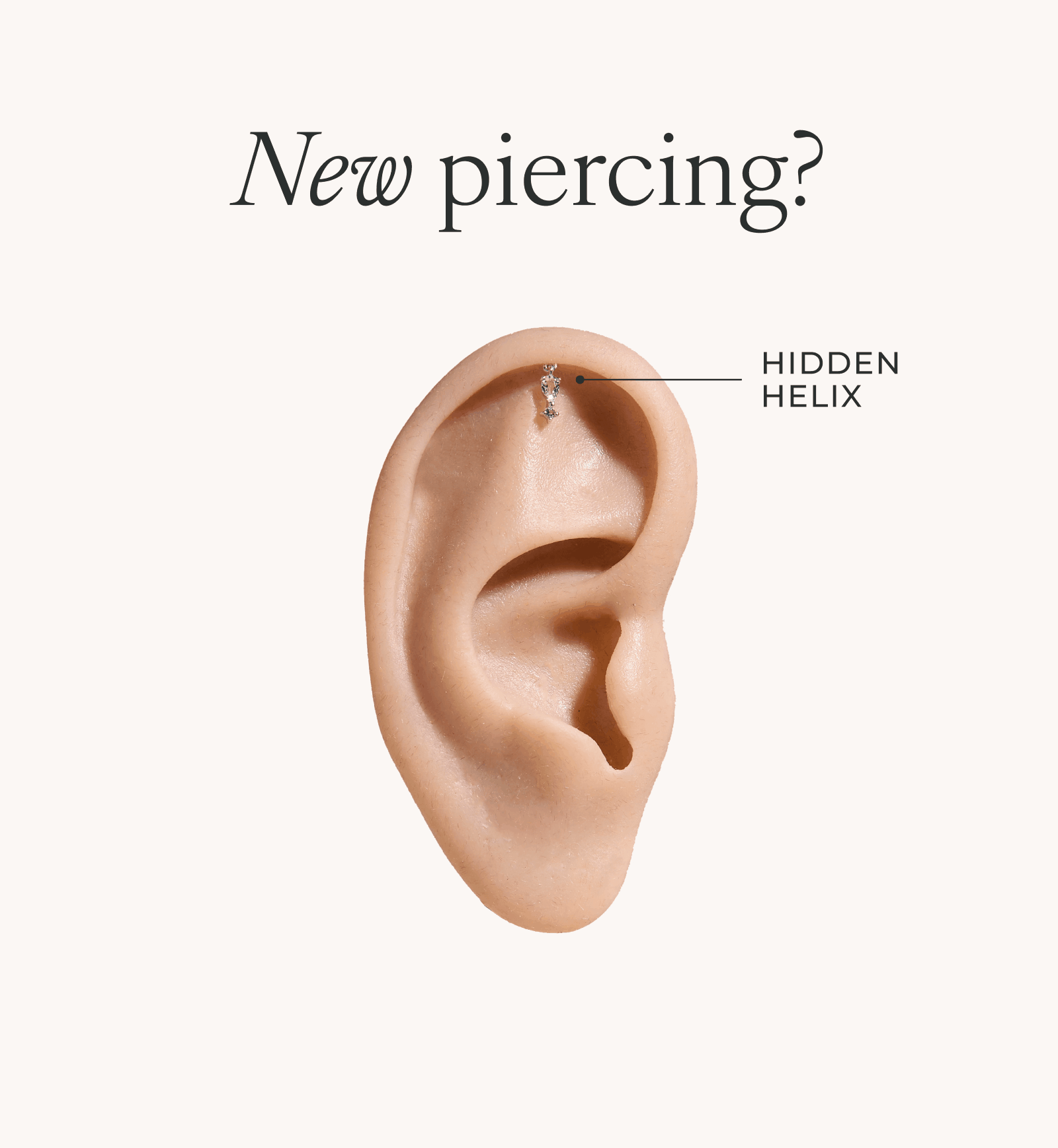 New piercing?
