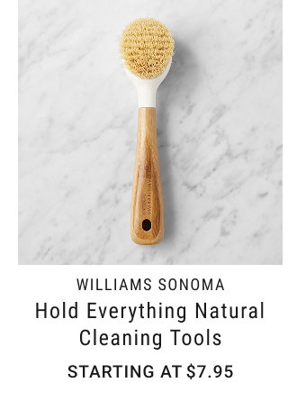 Williams Sonoma - Hold Everything Natural Cleaning Tools - starting at $7.95
