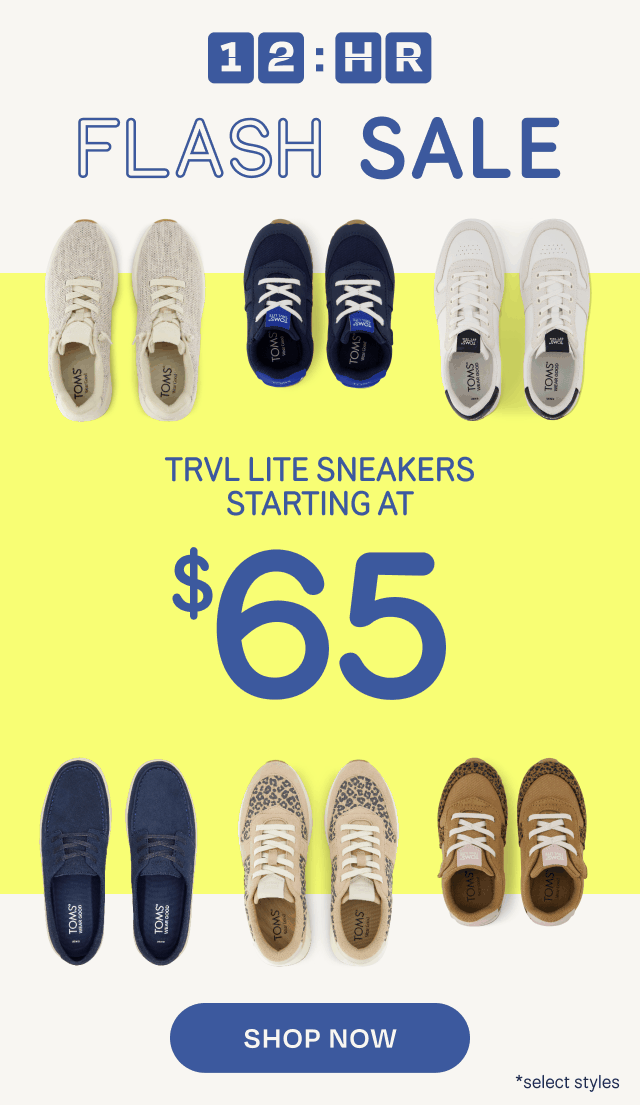 TRVL LITE Sneakers Starting at $65