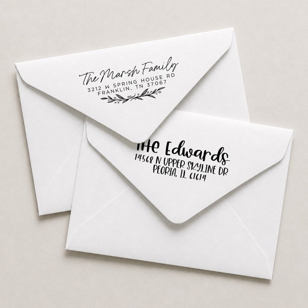 Personalized Self-Inking Address Stamps