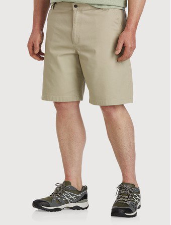 Rugged Flex Relaxed-Fit Canvas Cargo Shorts