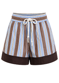 JAG Gigi Shorts Blue Brown