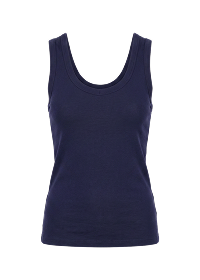 JAG Dakota V Neck Tank Navy