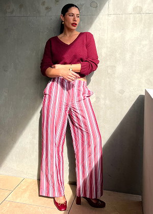 JAG Zuri Pant Burgundy