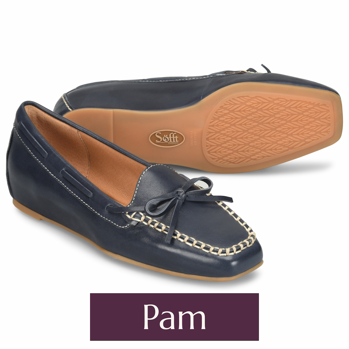 Söfft Pam ballet flat in blue