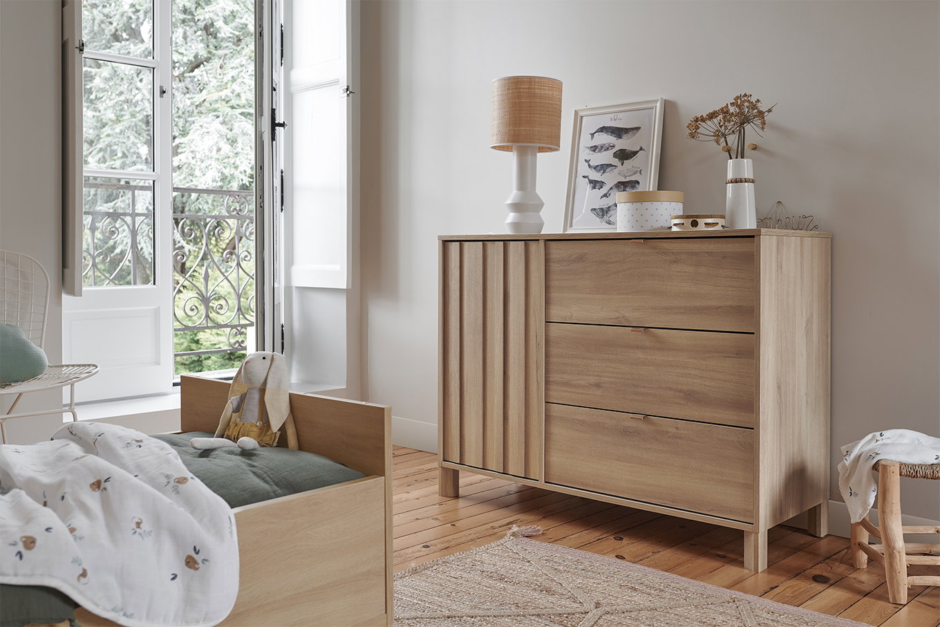 Commode Calypso - détails claustras