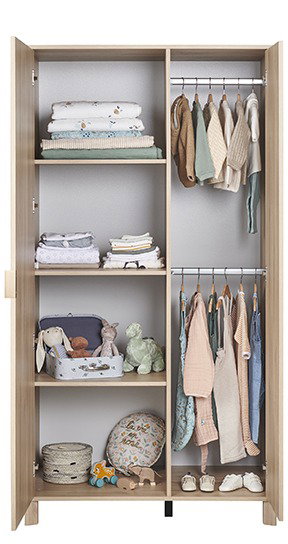 Armoire Calypso 2 portes ouverte