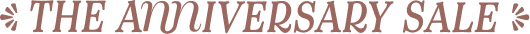 The Anniversary Sale