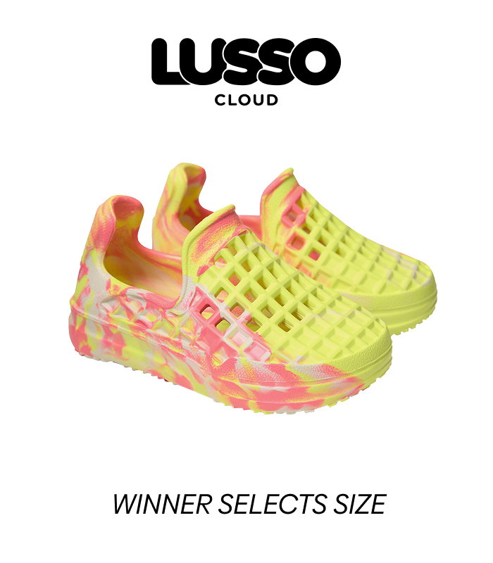 Neon swirl Lusso Cloud shoes